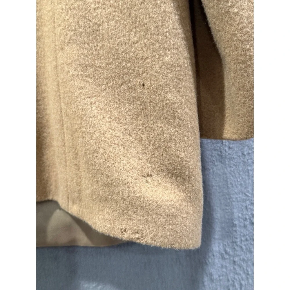 Ralph Lauren 100% Camel Hair Blazer Tan Sport Coat Mens 41R Lora Piana VTG